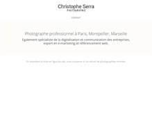 Tablet Screenshot of christopheserra.com